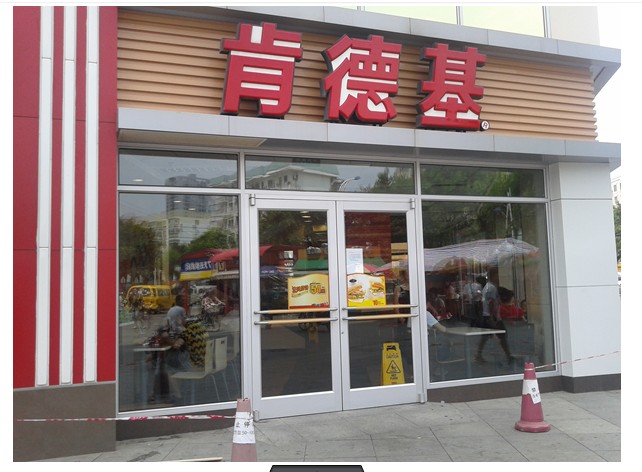 濟南肯德基門安裝